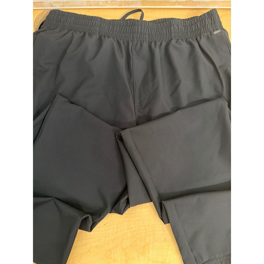 Under Armour Mens 2XLT Black Athletic Training Pants Elastic Waist Tall